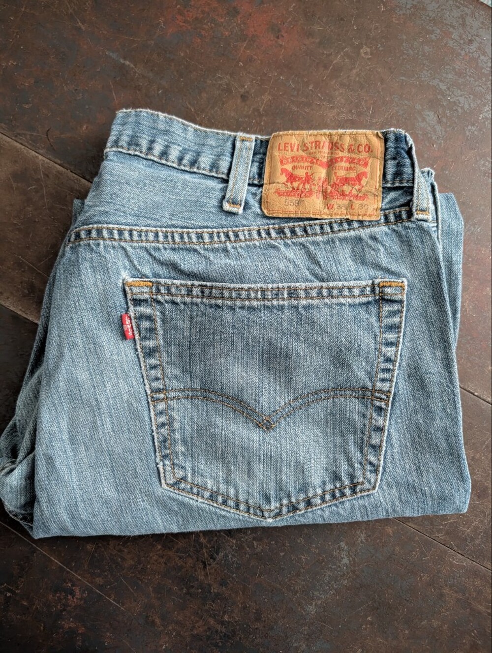 Levi's 559 Men's Light Blue Denim Jeans 38x30